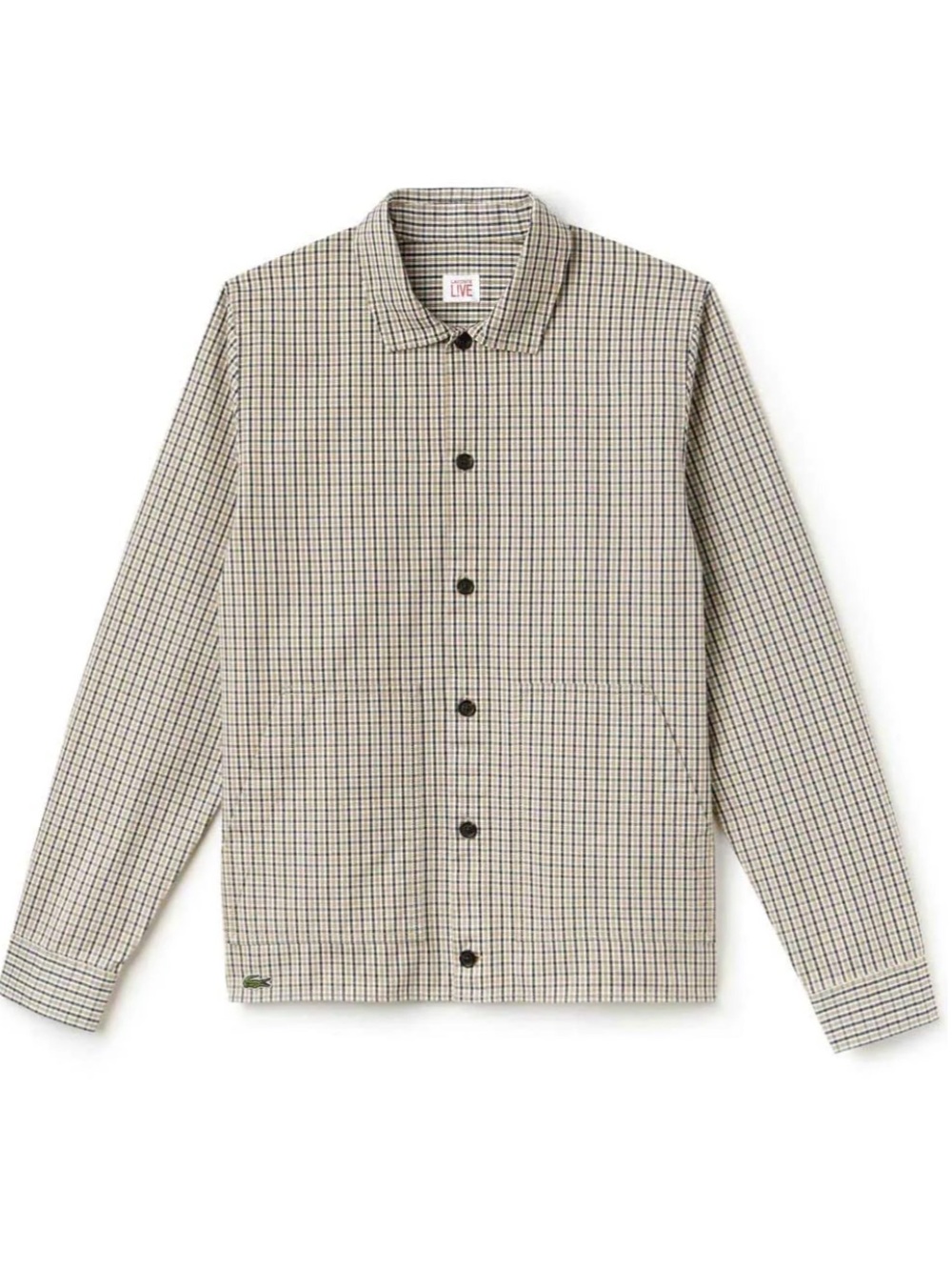 Lacoste Live in thick cotton flannel size S euc